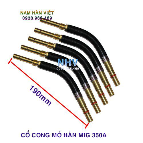 Cổ cong mỏ hàn Mig 350A