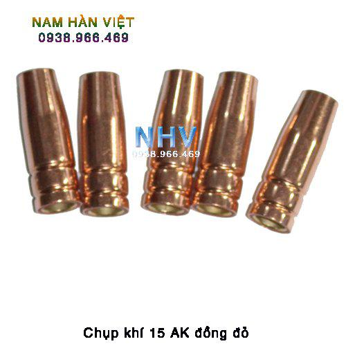 Chụp khí hàn Mig 15AK 1.2mm đồng đỏ