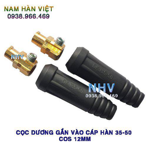 Cọc hàn dương gắn vào cáp 35-50 