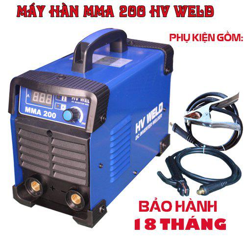 Máy hàn điện tử MMA200 hiệu HV Weld