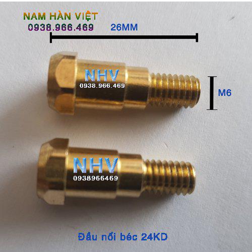 Đầu nối béc hàn 24KD