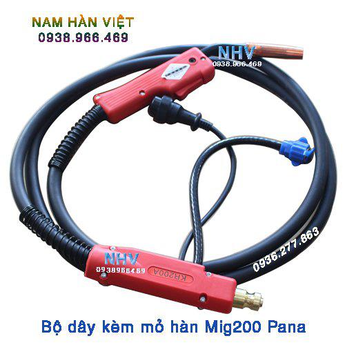 Mỏ hàn Mig 200 Pana kèm dây dài 3 Mét